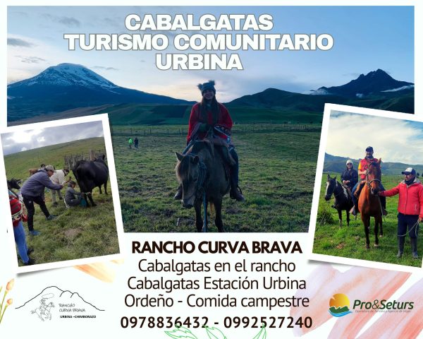Cabalgatas turismo comunitario urbina